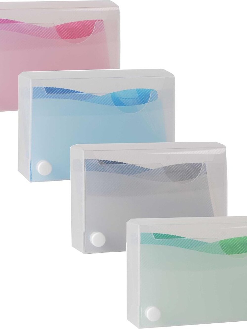 Products Wave, 3" x 5" Index Card Case, Assorted, Pack of 4 50484-2028